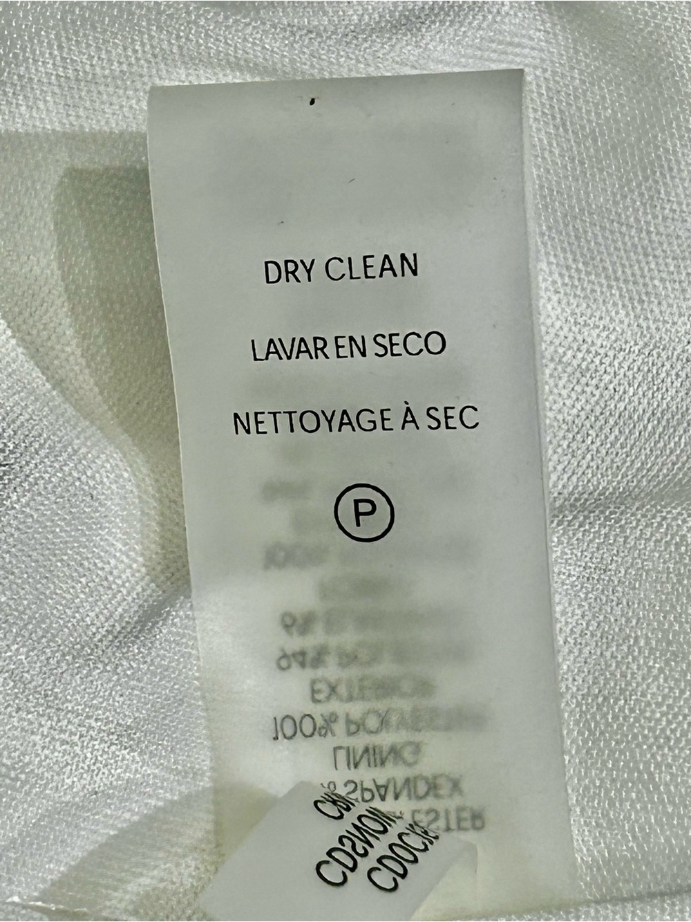 Calvin Klein Cream Sleeveless Layered Midi Dress, Size 12 - Picture 5 of 8